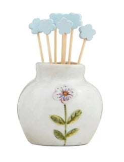 Mud Pie Flower Toothpick Vase