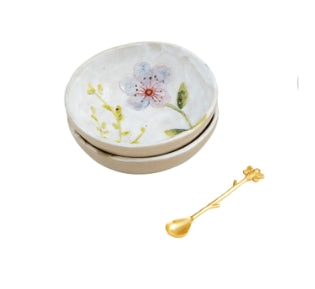 Mud Pie Flower Dipping Tidbit Set