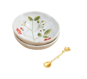 Mud Pie Flower Dipping Tidbit Set