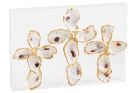 Mud Pie Acrylic Oyster Plaque