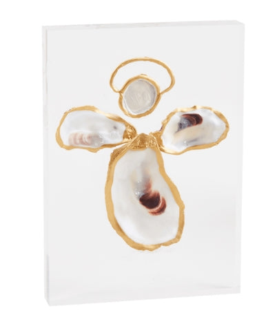 Mud Pie Acrylic Oyster Plaque