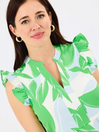Mary Square In The Shade- Light Blue Kari Dress, Curvy