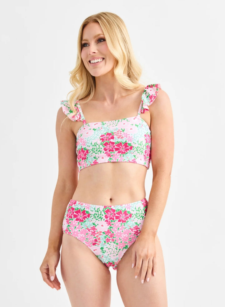 Mary Square Petal Perfect Pink Aubrey Two Piece Swimsuit