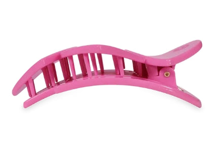 Teleties Pink Heart go Heart Flat Clip