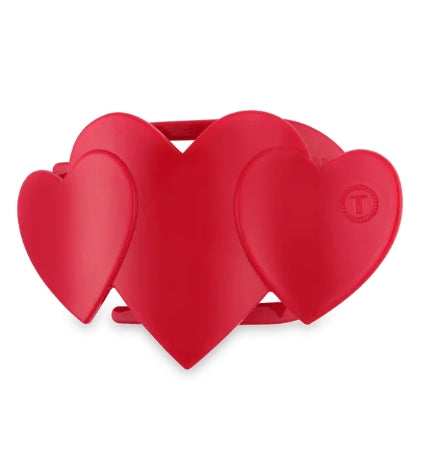 Teleties Red Heart go Heart Flat Clip
