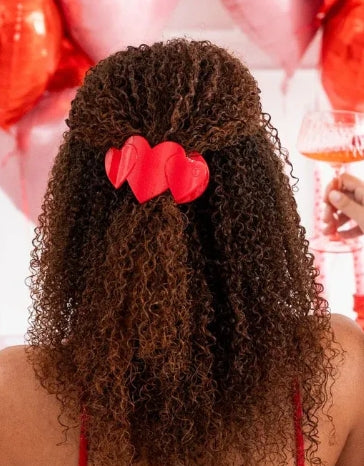 Teleties Red Heart go Heart Flat Clip