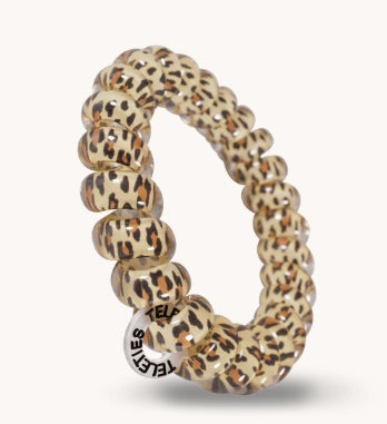 Teleties Leopard Hair Ties (Large)