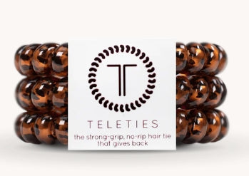 Teleties Tortoise Hair Tie (Large)