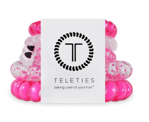 Teleties Flirt Alert Hair Ties (Multi-size 5pk.)