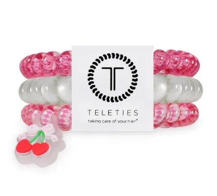 Teleties Cherry Bomb Hair Ties (Large)