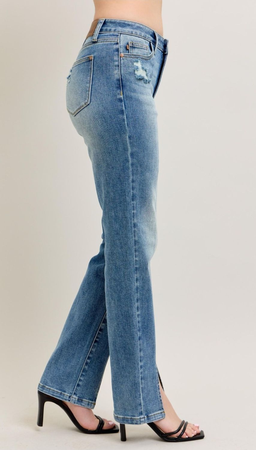 Judy Blue Unstoppable HW Vintage Wash Straight
