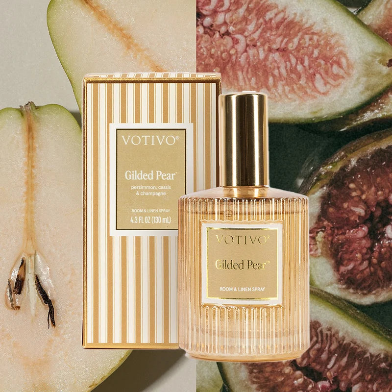 Votivo Gilded Pear Room &amp; Linen Spray