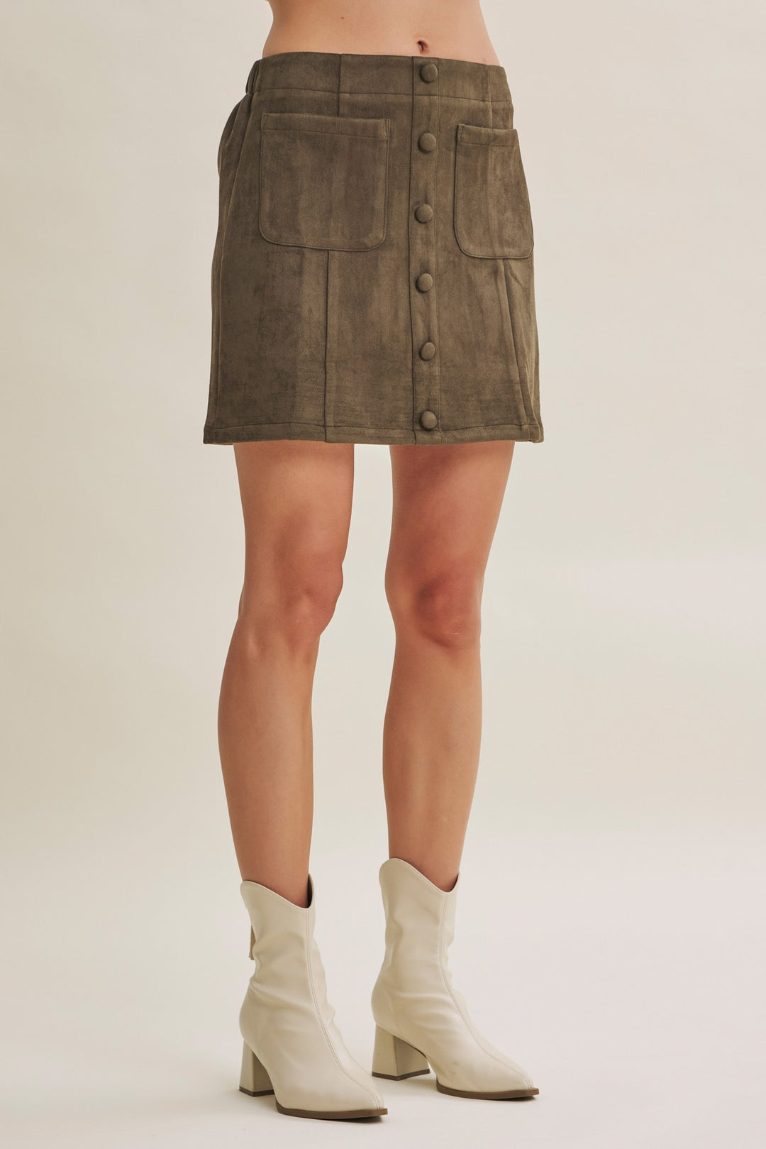 Western Suede Skirt