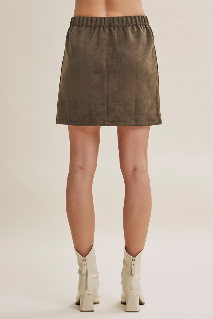 Western Suede Skirt