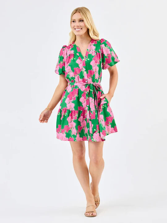 Mary Square Addison Dress Orchid Reverie