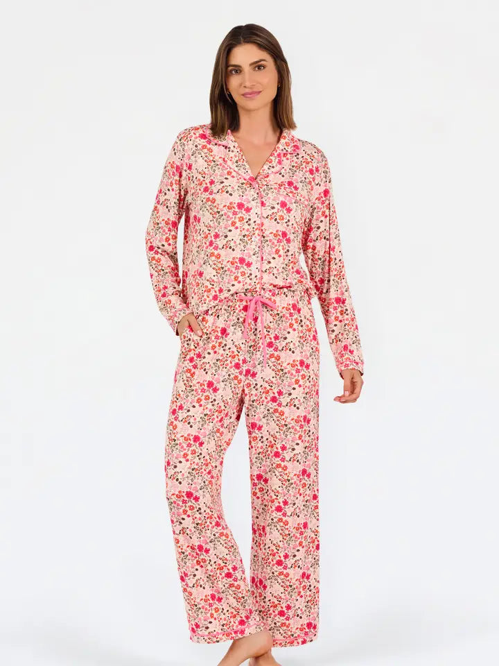 Mary Square Granada Glen Tan Charlotte Pant Set
