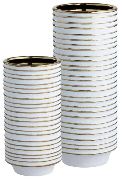 Clifton Tall Vase - White