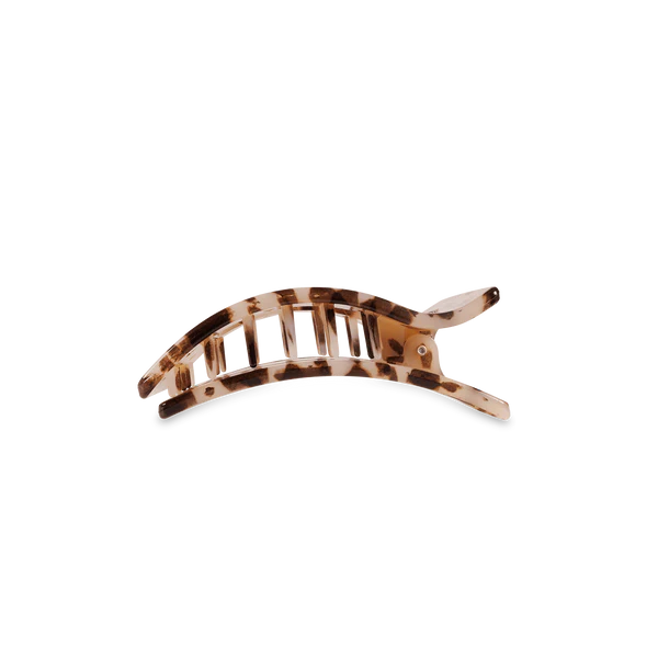 Teleties Blonde Tortoise Small Flat Rectangle Hair