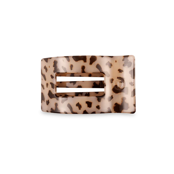Teleties Blonde Tortoise Small Flat Rectangle Hair