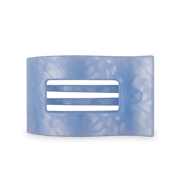 Teleties Blue Lagoon Flat Rectangle Hair Clip