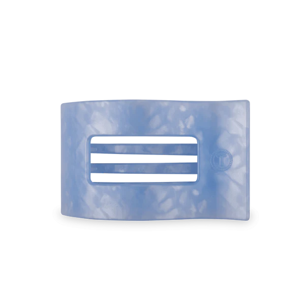 Teleties Blue Lagoon Flat Rectangle Hair Clip