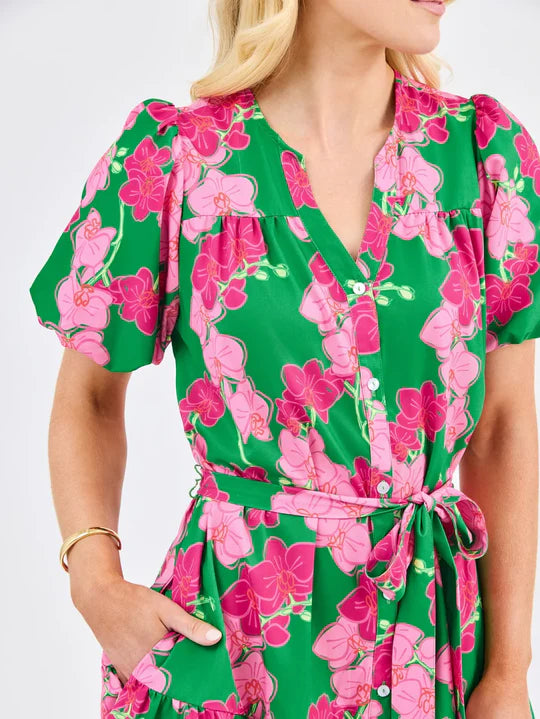 Mary Square Addison Dress Orchid Reverie
