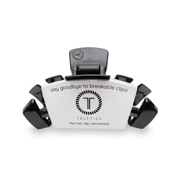Teleties Classic Jet Black Small Claw Clip
