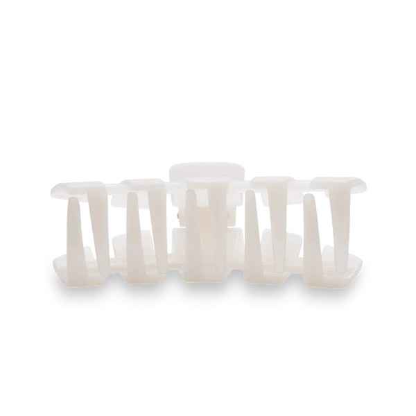 Teleties Classic Coconut White Claw Clip