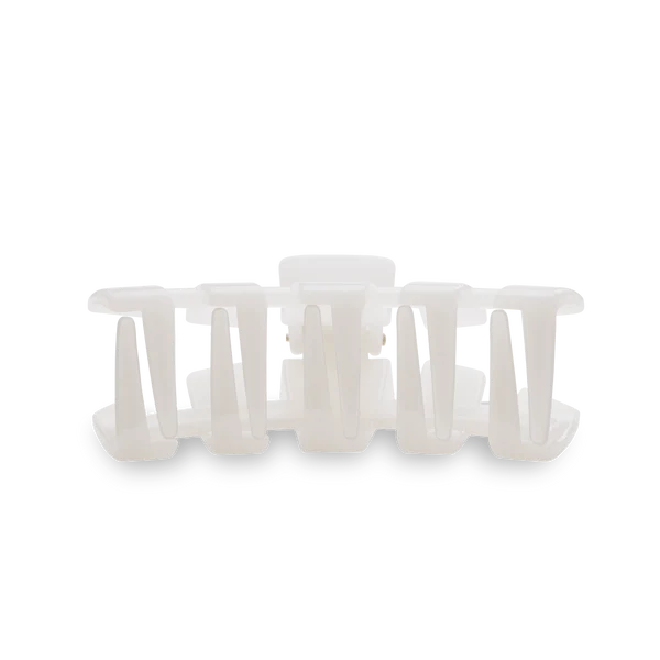 Teleties Classic Coconut White Claw Clip