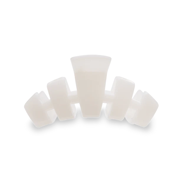 Teleties Classic Coconut White Claw Clip