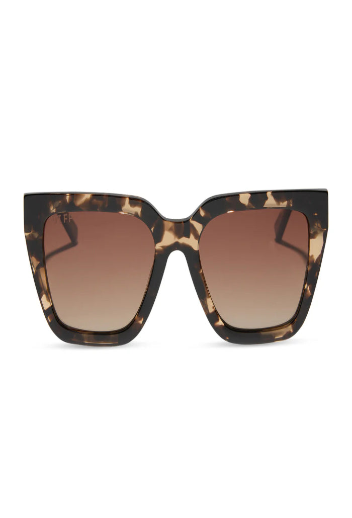 Diff Eyewear Amara Himalyan Tortoise Sunglasses