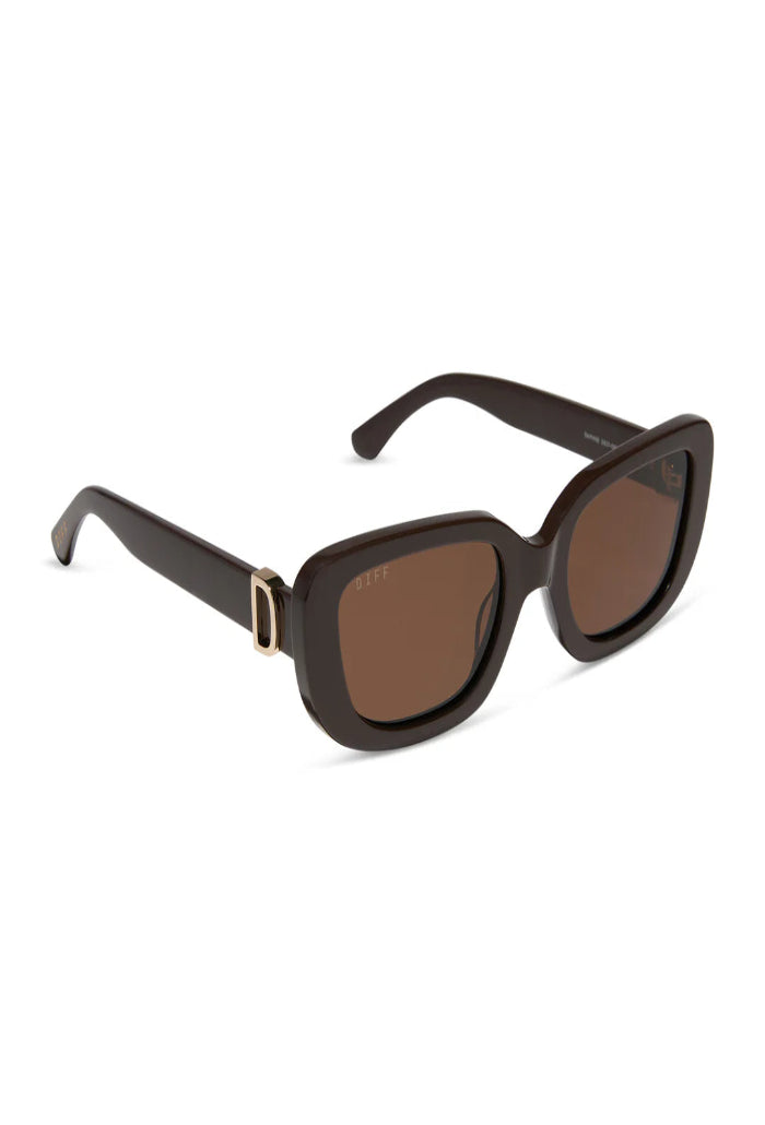 Diff Eyewear Daphne Truffle + Truffle Sunglasses