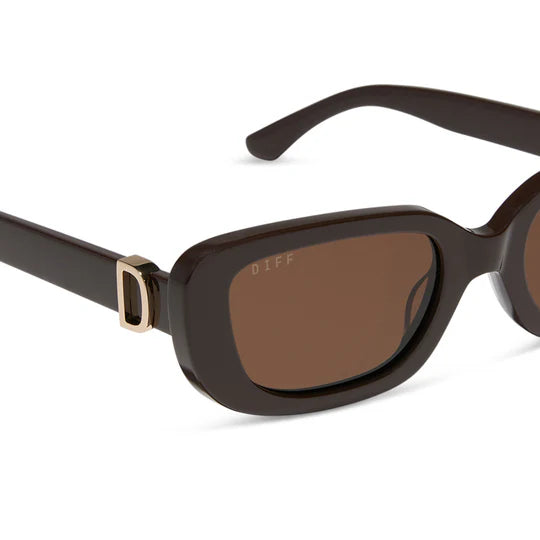 Diff Eyewear Daphne Truffle + Truffle Sunglasses