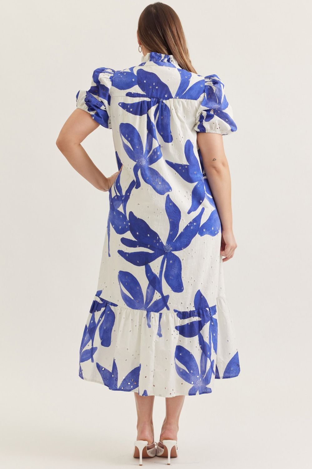Flowers On My Mind Midi, Curvy