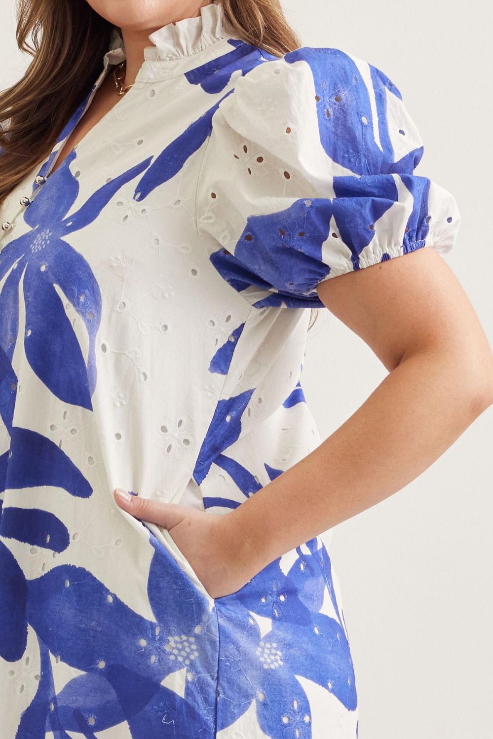 Flowers On My Mind Midi, Curvy