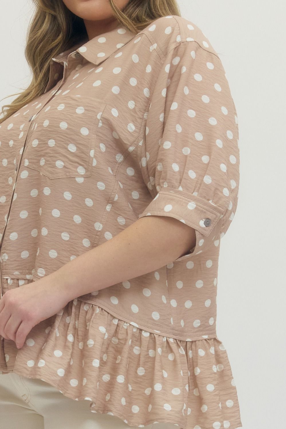 Dots For Days Top, Curvy