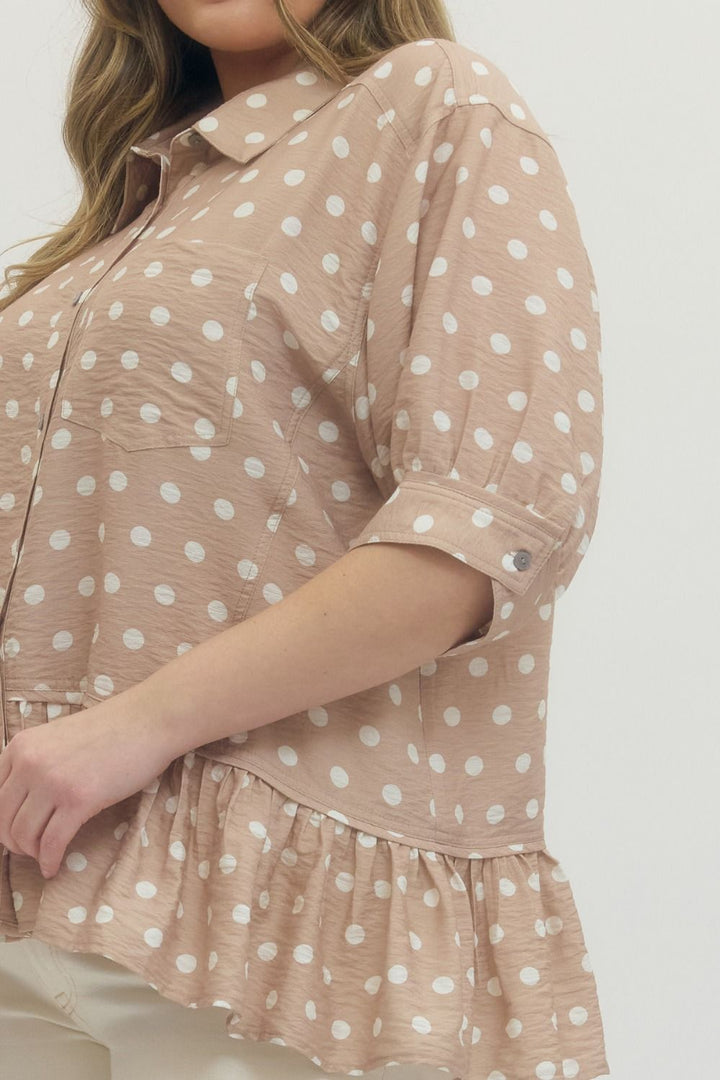 Dots For Days Top, Curvy