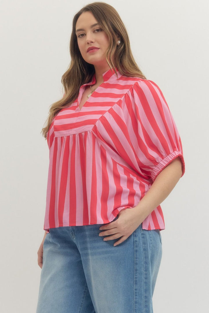 Blowing In The Breeze Top, Curvy