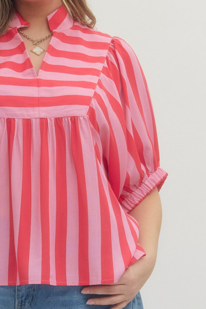 Blowing In The Breeze Top, Curvy