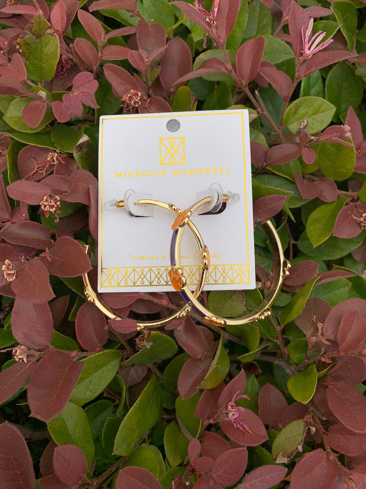 Michelle McDowell Clemson Earrings