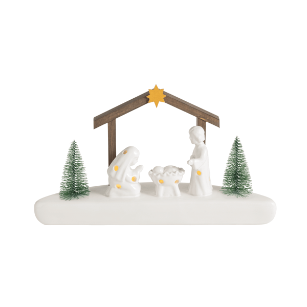 Mud Pie Nativity LED Sitter