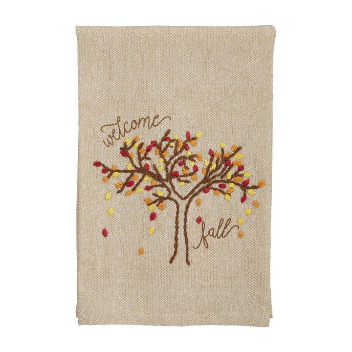 Mud Pie Fall French Knot Towel