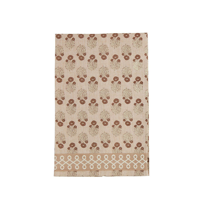 Mud Pie Block Print Ribbon Towel