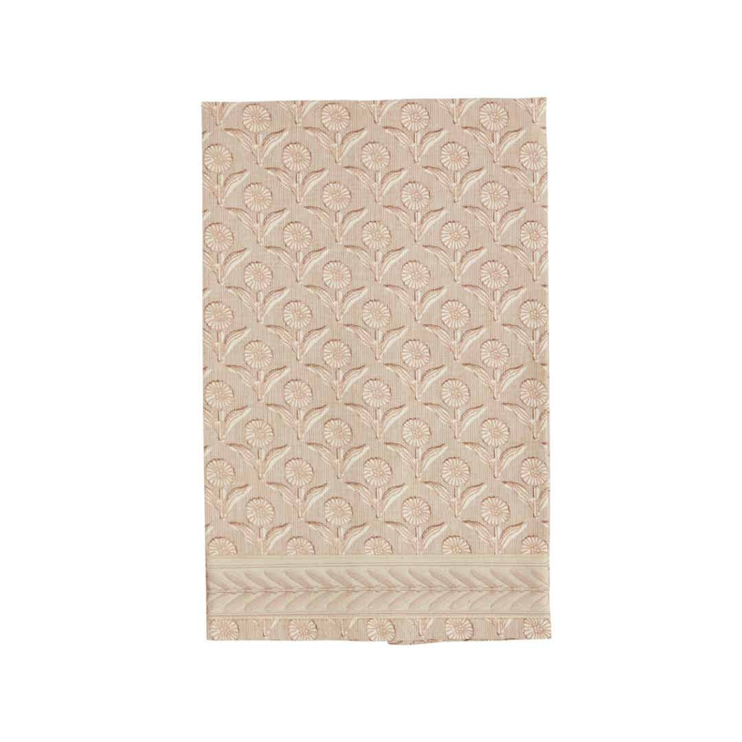 Mud Pie Block Print Ribbon Towel