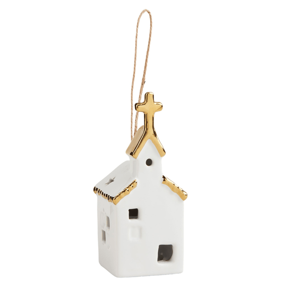 Mud Pie Light Up Church Ornament