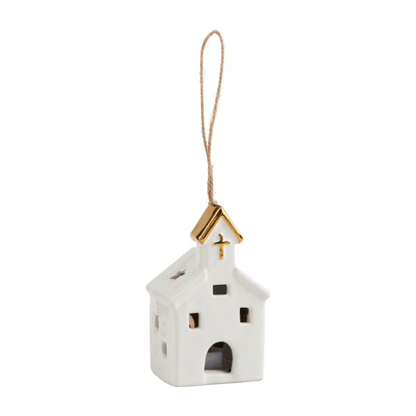 Mud Pie Light Up Church Ornament