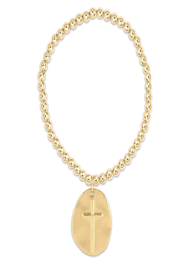enewton Extends Classic Gold 4mm Bracelet - Inspire Gold Disc