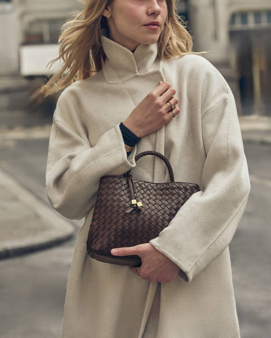 Katie Loxton Nova Hand Woven Top Handle Bag