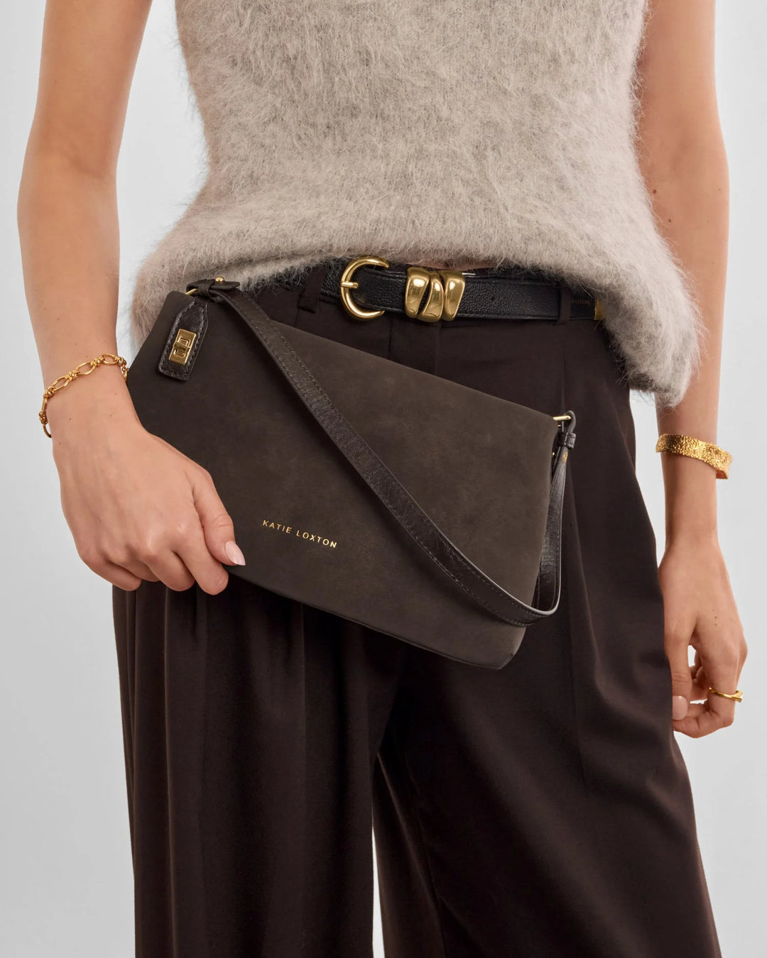 Katie Loxton Orin Twist Lock Small Shoulder Bag