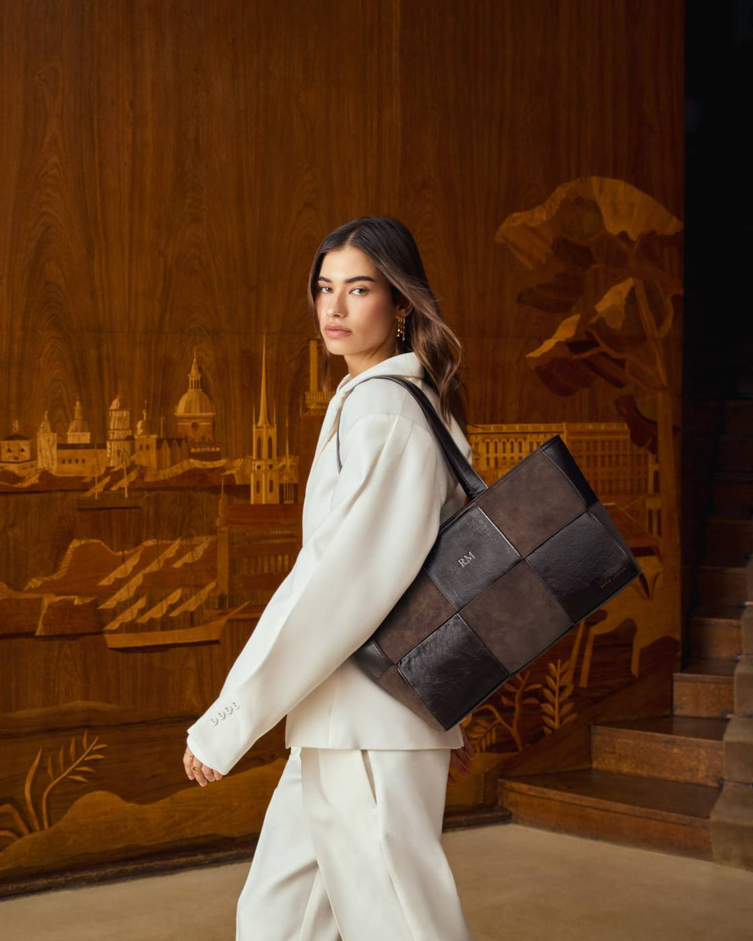 Katie Loxton Taya Woven Tote Bag